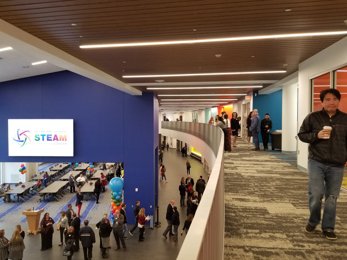 KenHutchens1's tweet photo. Vision turned into reality @AllenSTEAM through @VLKArchitects processes of VLK Curation & VLK Launch! @Allen_ISD @AllenISDSupt @VLKArchitects @DEBouillion #designtheexperience https://t.co/wD0ePQDeIa