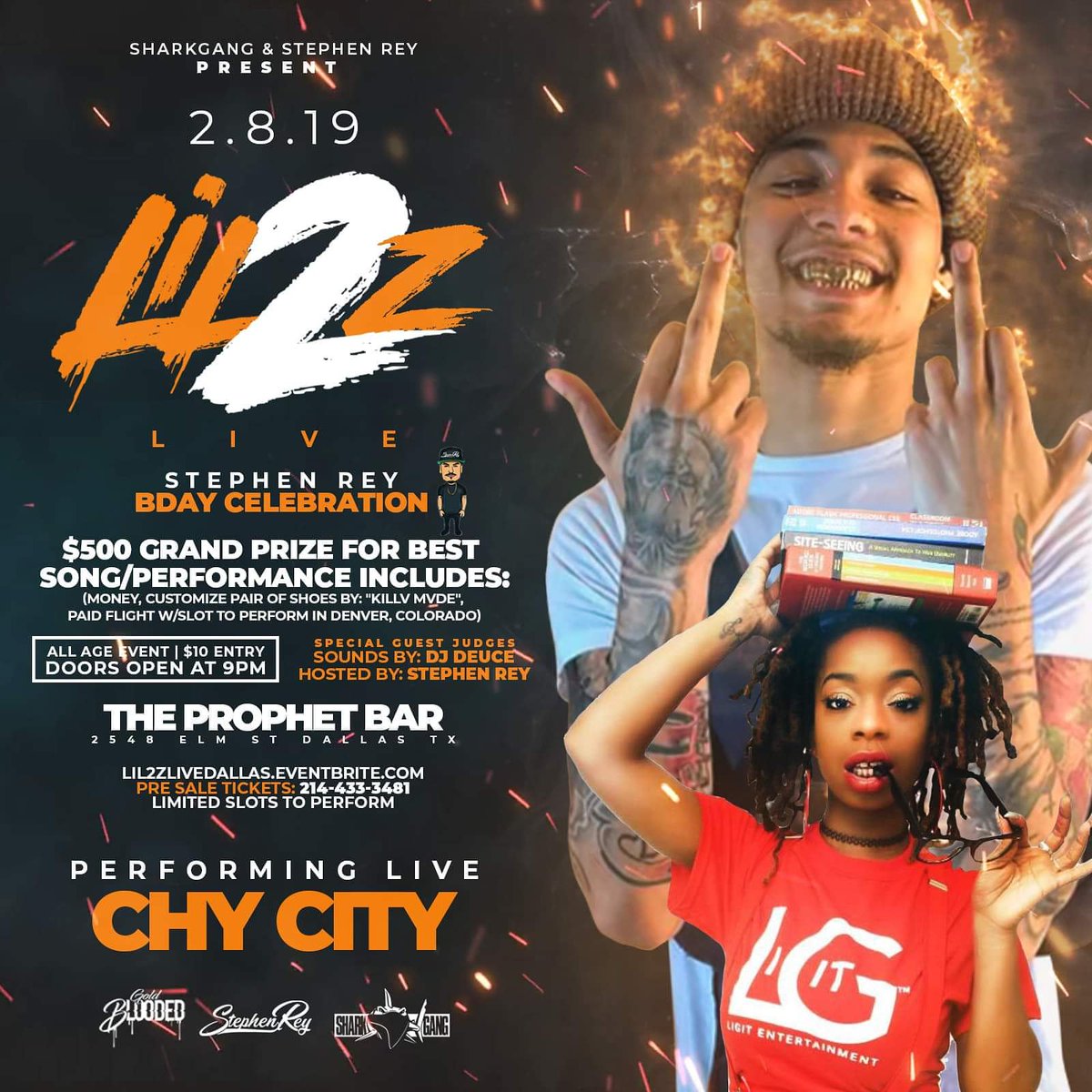MsChycity's tweet photo. Feb 8th My next show is at the Prophet Bar presented by #SharkGang and Stephen Rey Mireles !! Lil 2z will be hitting the stage along with many more talented artists. HMU for  physical tickets or purchase at the link below!!! See you there!!!! #LigitEnt #MM
https://t.co/euG1ONqpZP https://t.co/nrA7dybB3y
