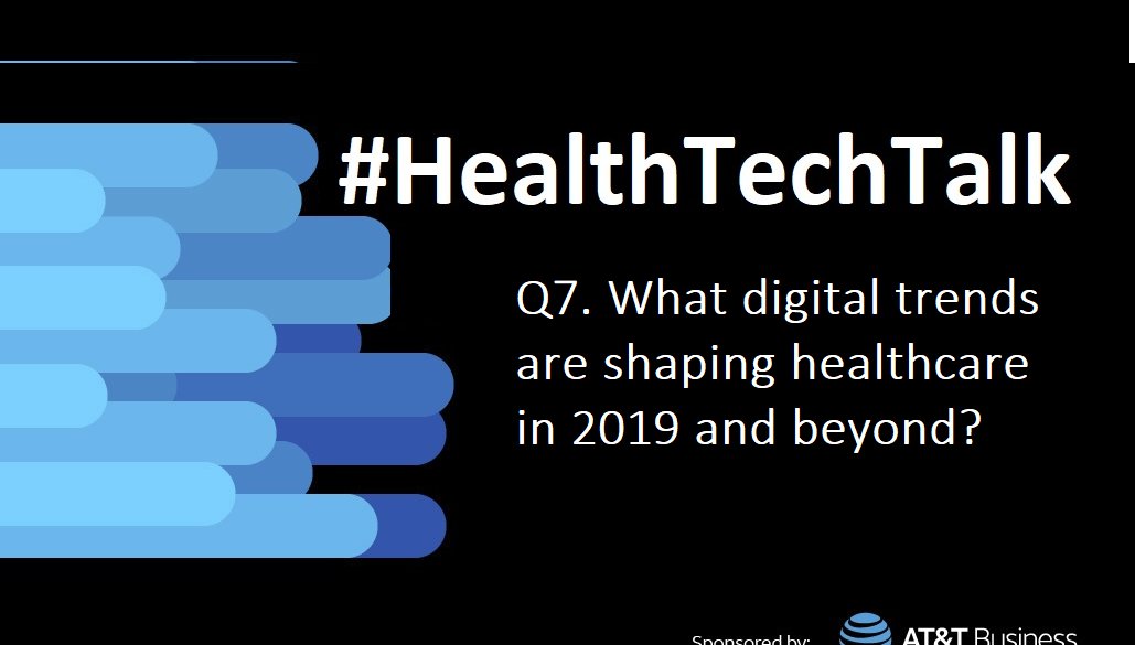 EvanKirstel's tweet photo. Question 7:  What #digital trends are shaping #healthcare? #HealthTechTalk #HIMSS19 #DigitalTransformation https://t.co/sxqfE2lDP6