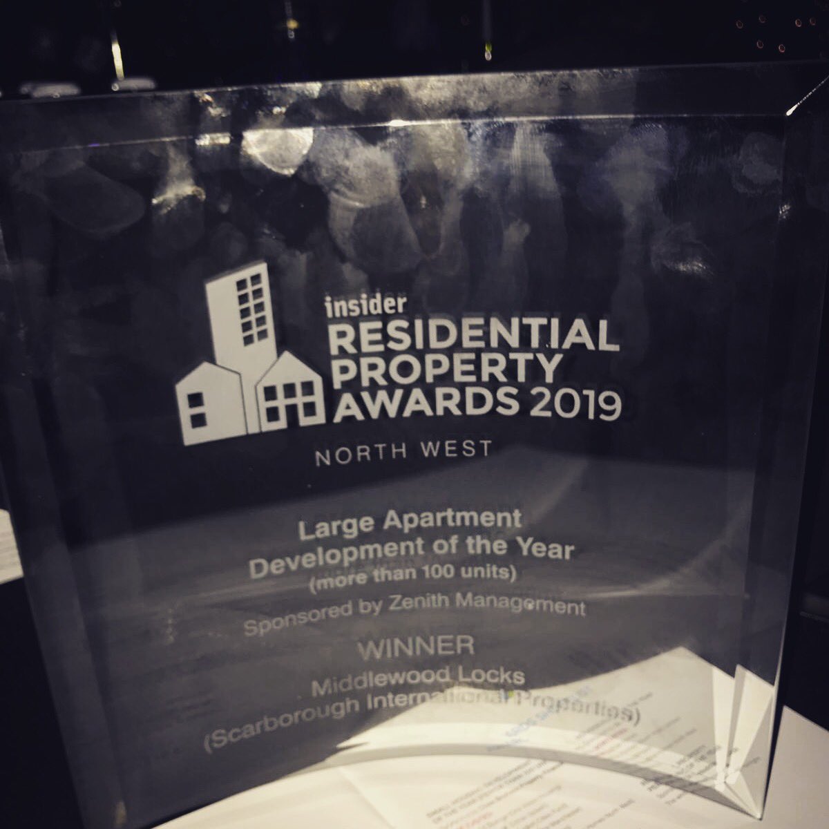nickriley_arch's tweet photo. Wow! Amazing to win ‘Large Apartment Development of the Year’ with @scargroup @MiddlewoodMcr @whittamcoxarch @insidernwest #NWResiAwards 👏🏼 https://t.co/RGi6i2CFyK