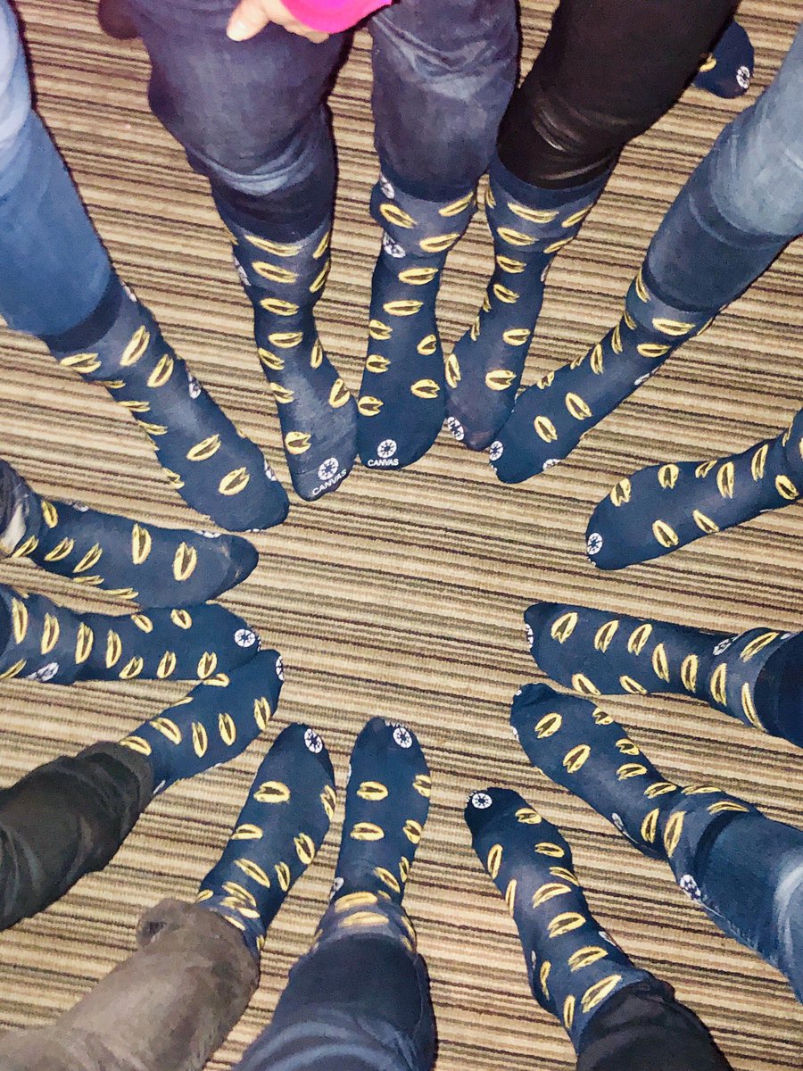 nilshj's tweet photo. .@CanvasLMS PacMan dance!! With The new Canvas socks🧦 Having a a blast with all the great teachers and educators in @NPeDtilBETT #BETT2019 #LevelUpYourLMS https://t.co/7QsoV4DxCo