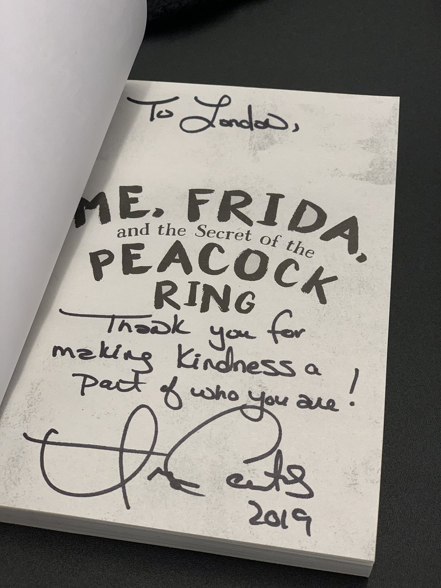 BrianRSmithSr's tweet photo. Perfect way to wrap up today’s @esc11libserv #LibiCon2019 with @AngelaCervantes signing books 📚 and giving #CaptainKindness a shoutout! Thank you so much! https://t.co/H2NsRONmA6