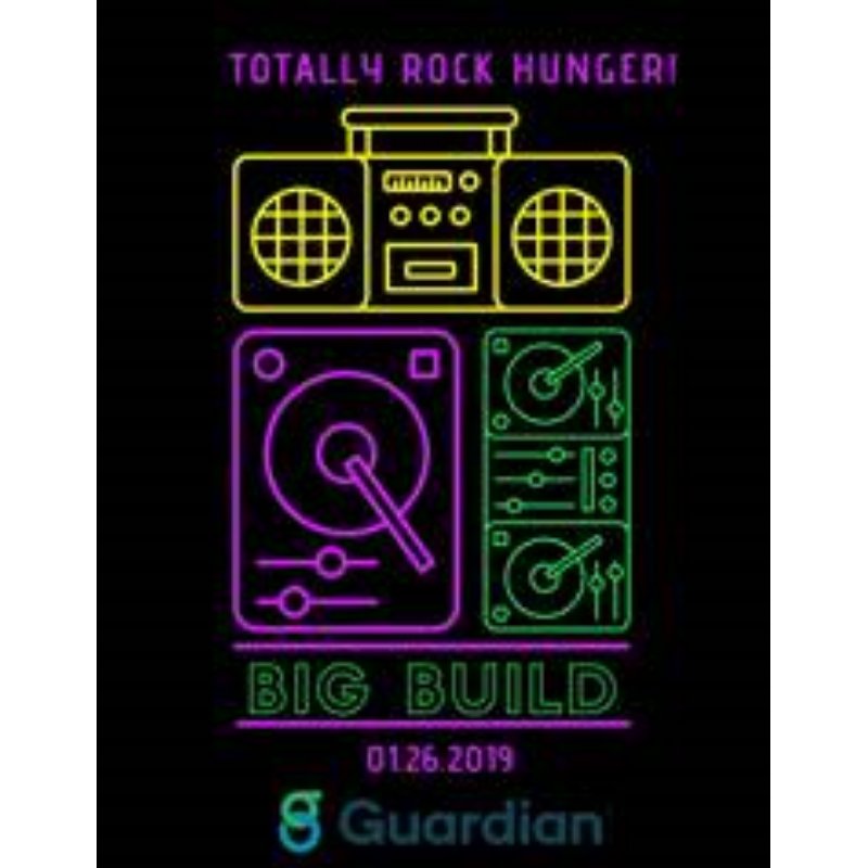 2HarvestINW's tweet photo. Are you coming to the the first themed Big Build!? Don’t forget to deck yourself out in an 80s outfit to #totallyrockhunger !! Can’t wait to see the rocking awesome outfits this Saturday. 🤩🎉🌟 @guardianlife #guardianlifeinsurance #Bite2Go https://t.co/WRLwRaJq4X