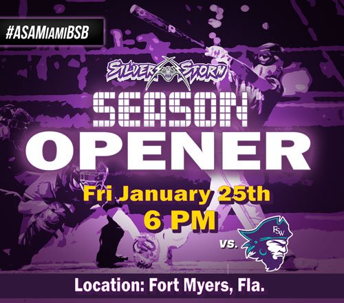 ASASilverStorm's tweet photo. Baseball season is here!!!
#ASAMiamiBSB opens the year vs. @FSWBucs tomorrow!
🆚 Florida Southwestern State
📅 Friday, Jan. 25
🕓 6pm
📍 Fort Myers, Fla.
#️⃣ #WalkingTall #TheHeaters https://t.co/1mDe0Gc4BK