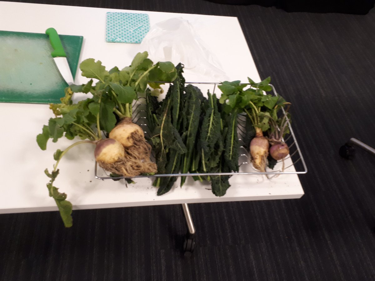 Fooddevelopmen1's tweet photo. Wonderful produce for the #soupoff from Eglington growers, Hazeldene and @CentrestageMT centre.  @Sheenamb3 @NHSaaa #groundtoplate and #cannycookers were fantastic too! https://t.co/Zvet71rr1n
