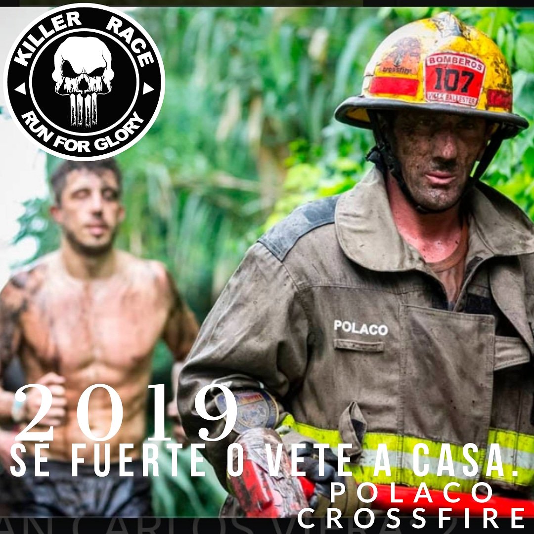 killerracearg's tweet photo. KILLER RACE 2019 /SE FUERTE O VETE A CASA. (Polaco Crossfire). Seguí las Novedades por Facebook de Killer Race / Instagram @killerracearg / https://t.co/upChvy7L2J /
#KillerRace #xtremetour #ocr #carreras #obstaculos #run #race #Running @HiTecArg @megatlon @openparkba @luminoxarg https://t.co/UZHMx4J8qr