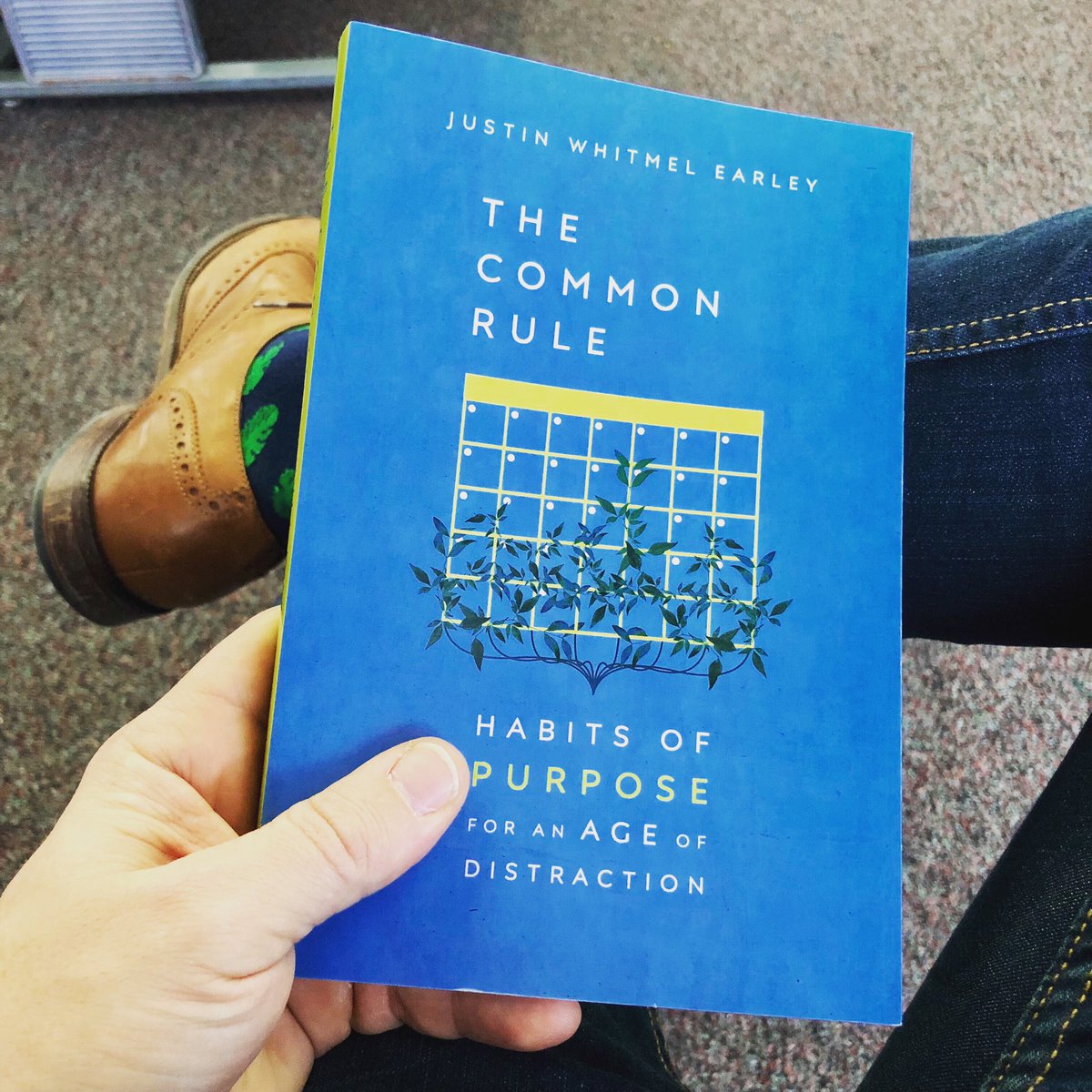Look what I got an early copy of!!! Shipping to you all next month, but I was shooting a book trailer with <a href="/ivpress/">InterVarsity Press</a> (more coming on that...) &amp; the truck arrived at the warehouse while we were filming! So cool to hold a new little artifact... Can't wait until you all hold it too!!