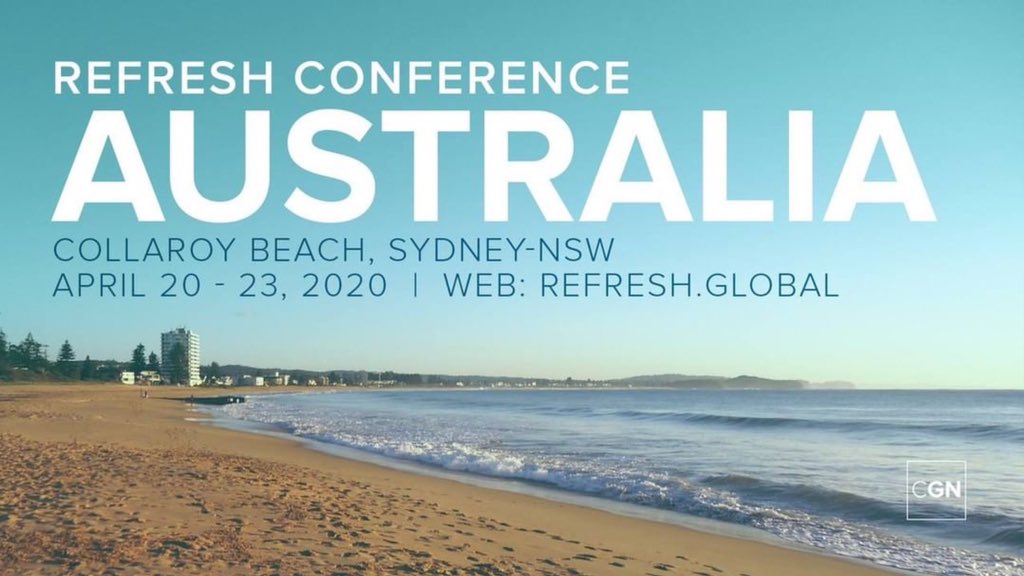 Lindarourke1's tweet photo. If you were at Refresh 2019 or if you missed out...here is another opportunity to consider and start planning for 2020.
#refreshau https://t.co/5FjSlauQyZ