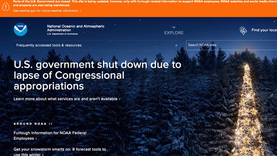 democracynow's tweet photo. U.S. Climate Science Hampered by Government Shutdown https://t.co/QIRm3a3yex https://t.co/Ug5b2s4smd