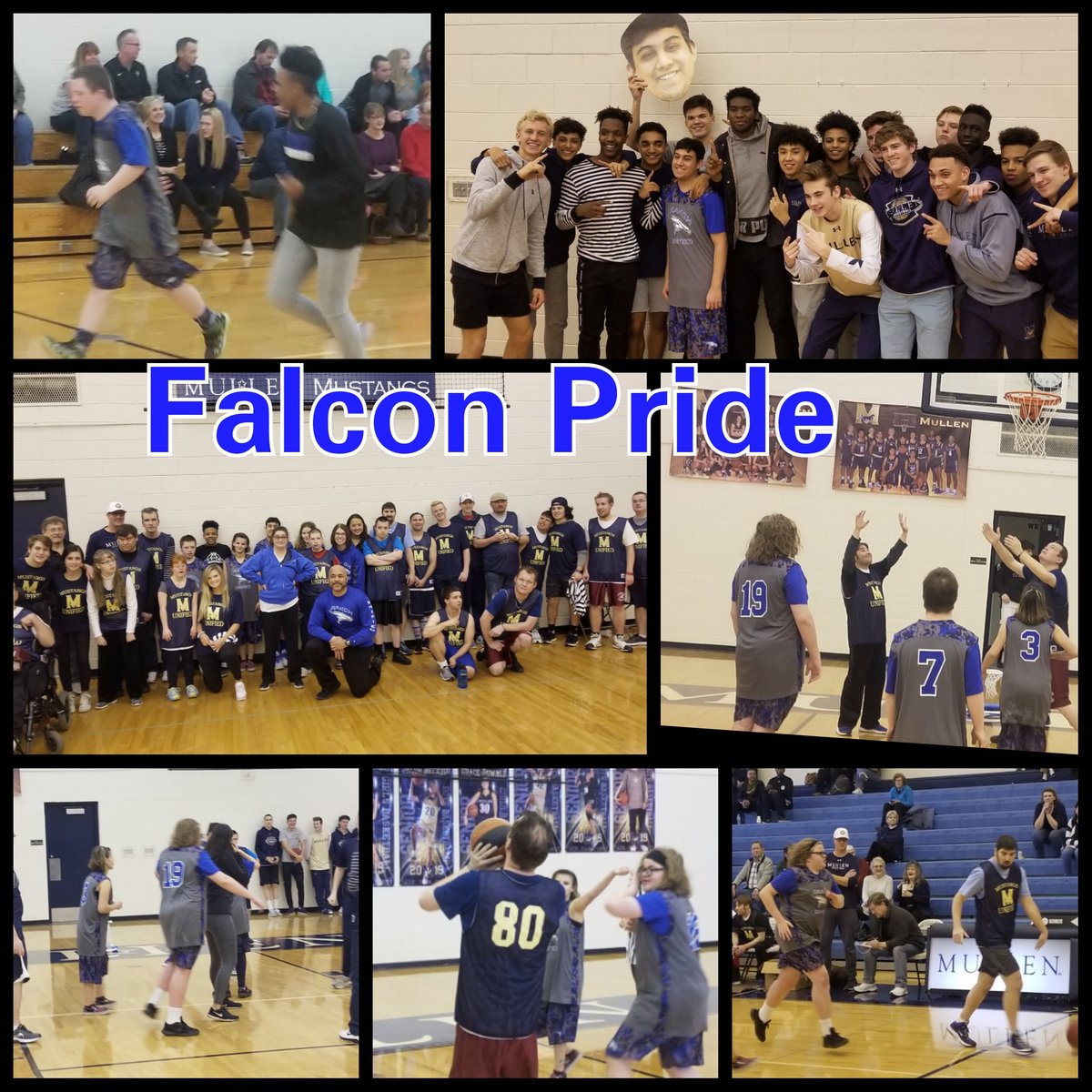 UnifiedRanch's tweet photo. Amazing game this past yesterday vs @mullenhigh we appreciate the invite and supporting your team manager!!! #FALCONPRIDE #RanchUnified #EveryonesAFalcon #SpecialOlympicsCO #ChoooseToInclude https://t.co/1nAJ2ZmSgO