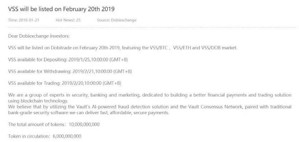 BITLIFE_ONE's tweet image. 보안코인 #vss 가 #도비에 1월25일 11시 세일을 시작합니다
캐셔레스트의 첫 ieo
곧 상장이 머지 않은듯 싶네요!
#비트코인 #이더리움 #VSS #DOBIEXCHANĢE #BITCOIN #맞팔 #소통