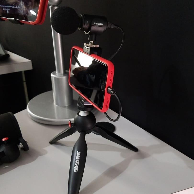 AmericanMusical's tweet photo. Here is the first look at brand new gear from @shure!

Introducing the MV88 Video Kit Premium Stereo Condenser Microphone

Get yours today https://t.co/lq7j7w6KdR

Check out all new for NAMM gear at https://t.co/WJxFfylSWV
-----
#NAMM2019 #NewForNAMM
@NAMM https://t.co/leXi9IKoHR