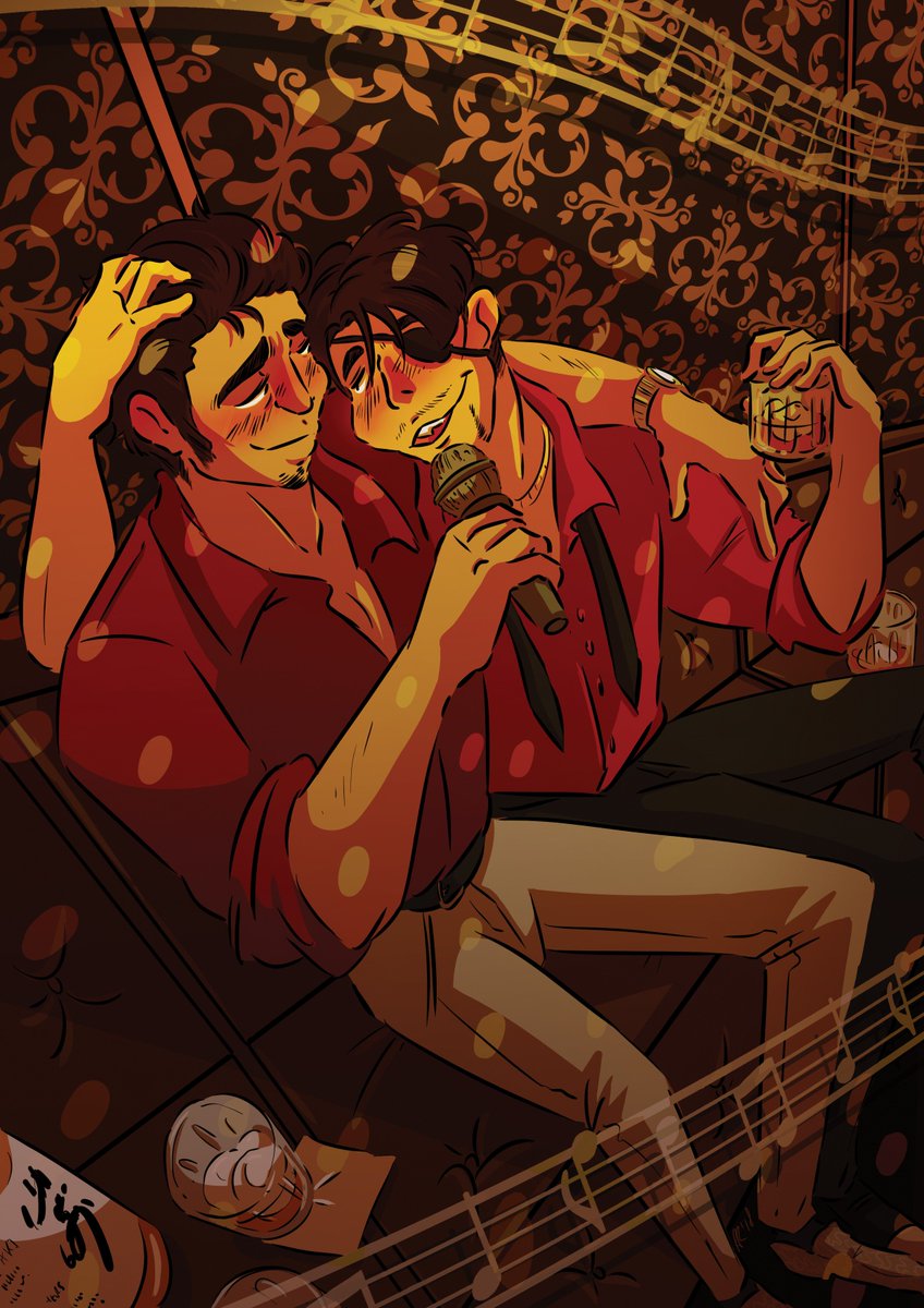 brobexx's tweet photo. Looks like we can finally post our #PrideFromDespairZine pieces so here is mine!! Do they even serve whiskey at karaoke places? Thanks so much again for having me @Pride_Despair, everyone's pieces look amazing 💜💜💜 https://t.co/HBTzbu7fzq