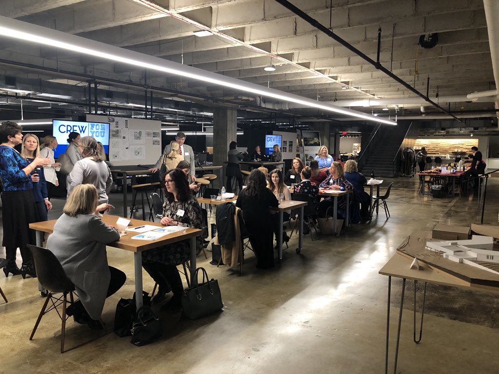 CREWKansasCity's tweet photo. CREW KC’s first CREW For You event, members & non members learning about our committees and how to get involved. #CREWFirst #CREWKC https://t.co/D7VIHvDriN