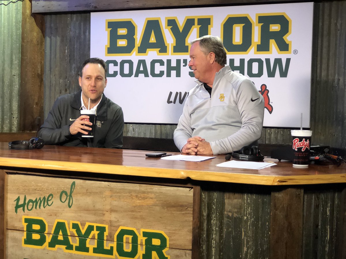 Catch up with Coach Scrivano tonight at 8 pm on <a href="/foxsportssw/">Bally Sports Southwest</a> on the Baylor Coach’s Show! #SicEm