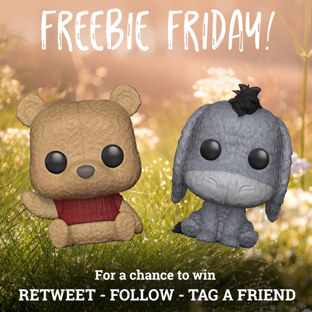 empukofficial's tweet photo. #FREEBIEFRIDAY! WIN these #WinniethePooh &amp; #Eeyore #ChristopherRobin #FunkoPop!s🎈 To enter, RETWEET this, FOLLOW us &amp; TAG a friend👇 Enter on Facebook &amp; Instagram for a higher chance of winnng🤞Closes at 11:59pm tonight!👊 Merch here👉 https://t.co/wdZCb4lskf T&amp;Cs on our FB page https://t.co/WNjRuUF9uc
