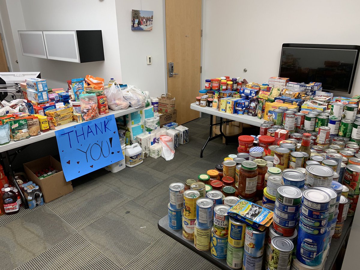 NWCNorman's tweet photo. We’ve expanded from one table to four tables! Thank you so much to everyone that donated items!
Special thanks to our External Relations Coordinator @hylandwx for organizing all of the items!
Area federal friends are welcome to take any items they need!
#ShutdownHelp https://t.co/IziU83VJ2i