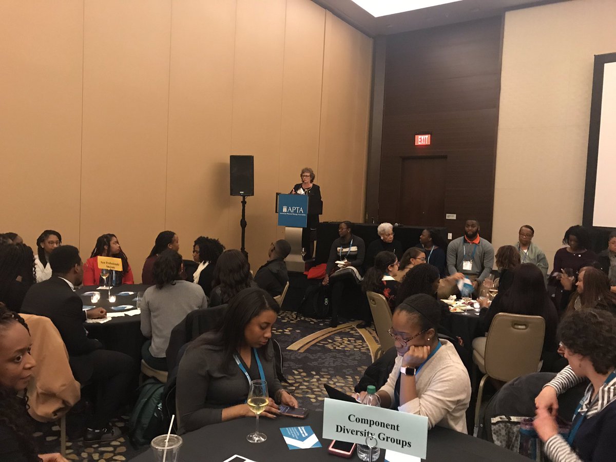 We’re out here at the Minority Affairs Reception which started at 6:30pm Marriott Marquis Independence salon D! #MinorityAffairs #APTACSM