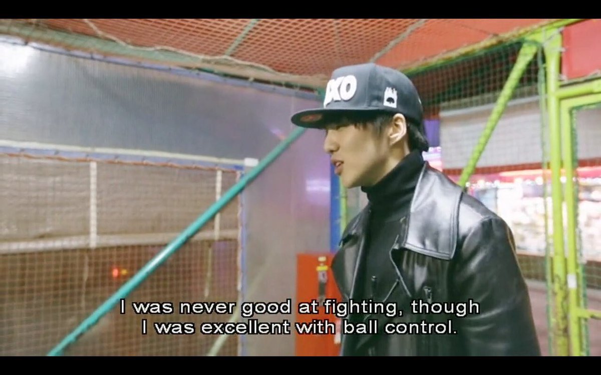 “i was excellent with ball control”