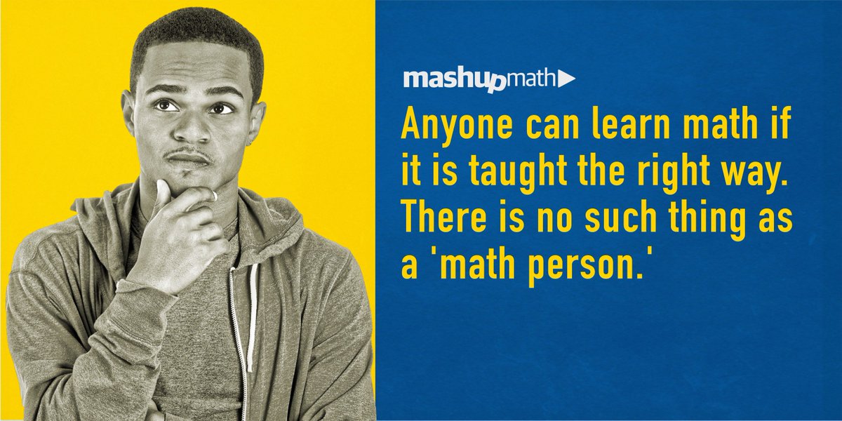 THERE IS NO SUCH THING AS A 'MATH PERSON.' #mathmindset
