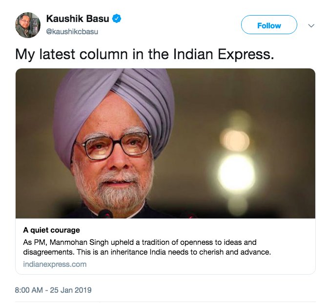 Both Nehru & Manmohan upheld Freedom of Expression, writes Prof Basu. Freedom of Expression under Nehru:  https://twitter.com/i/moments/927467502396772352Freedom of Expression under Manmohan:  https://twitter.com/i/moments/1088661849682268160More than 50 documented violations. EACH.Will  @kaushikcbasu apologise now, please?