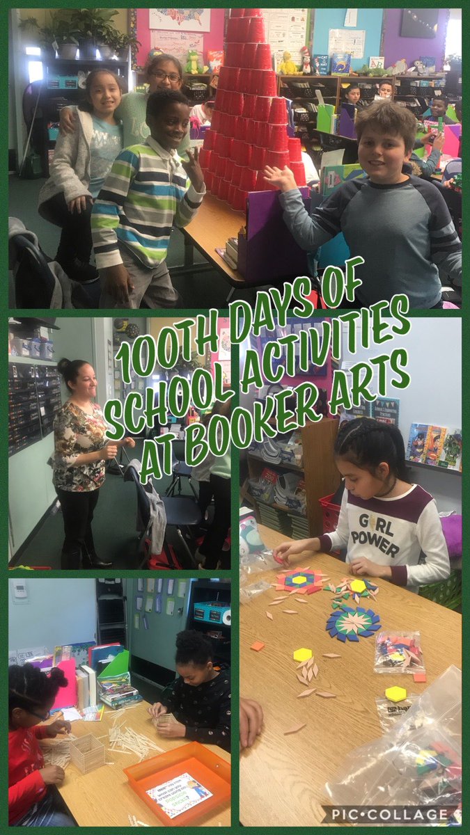Booker Arts Magnet Celebrates the 100th Day of School