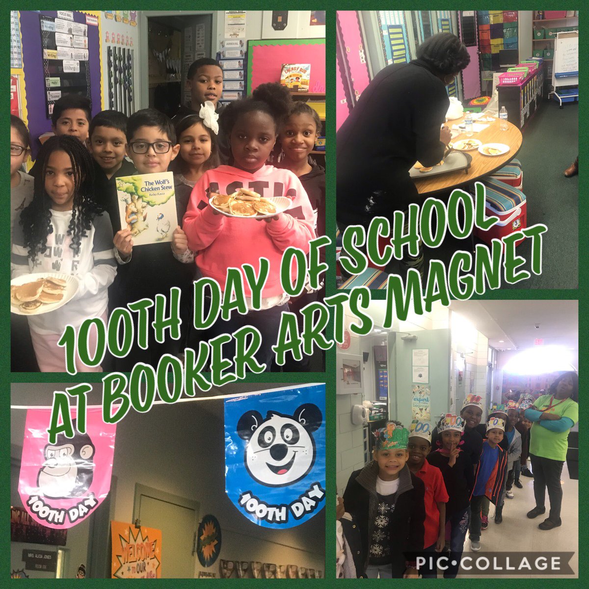 Booker Arts Magnet:  100 Days of School Activities
