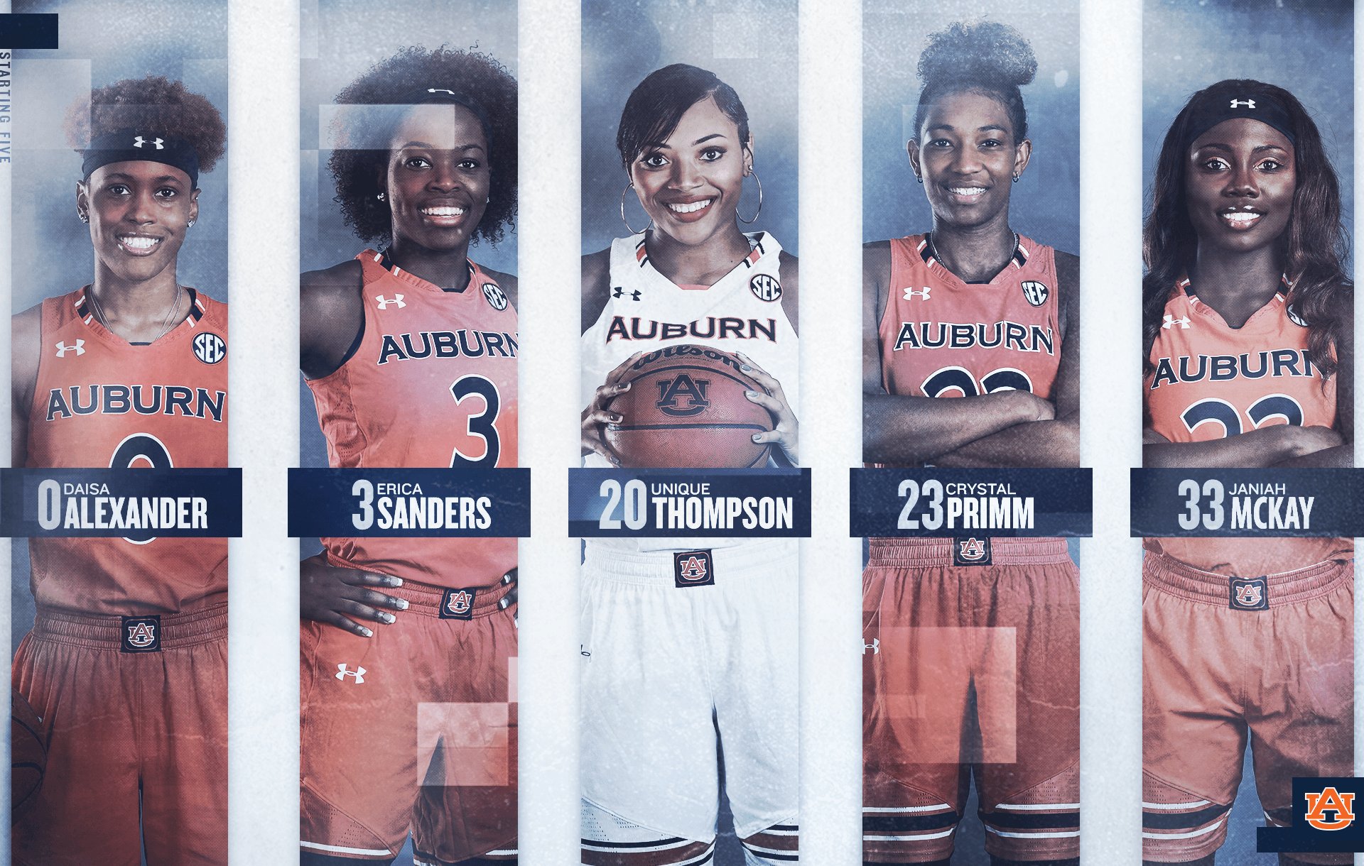 Auburn Women s Basketball on X Auburn starters vs. Texas A M 0 Daisa Alexander 3 Erica Sanders 2 0 Unique Thompson 2 3 Crystal Primm 3 3 Janiah McKay WarEagle TeamOfExcellence https t xv6MEi0uvf X