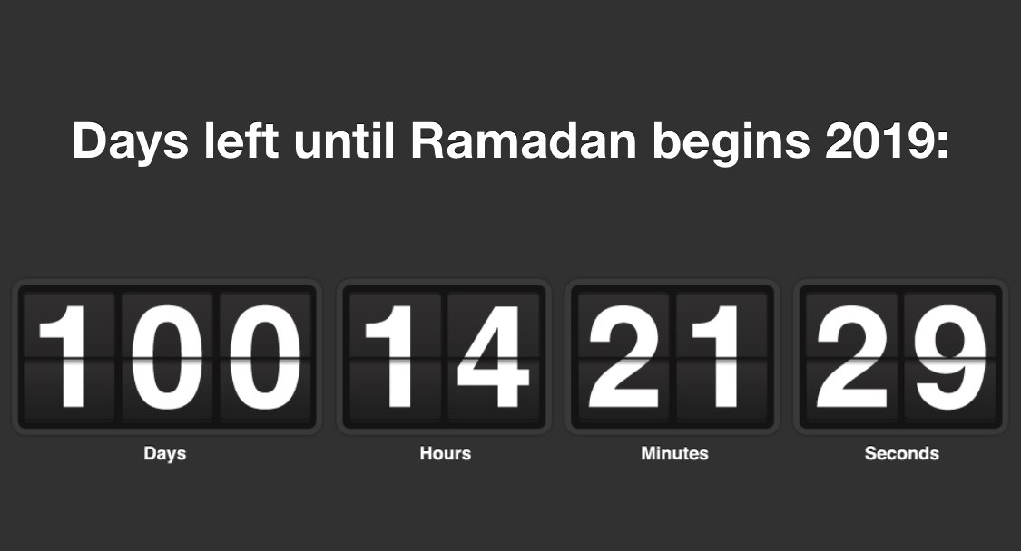 Sham Kamikaze On Twitter 100 Hari Menjelang Ramadhan Insya Allah Ramadhan