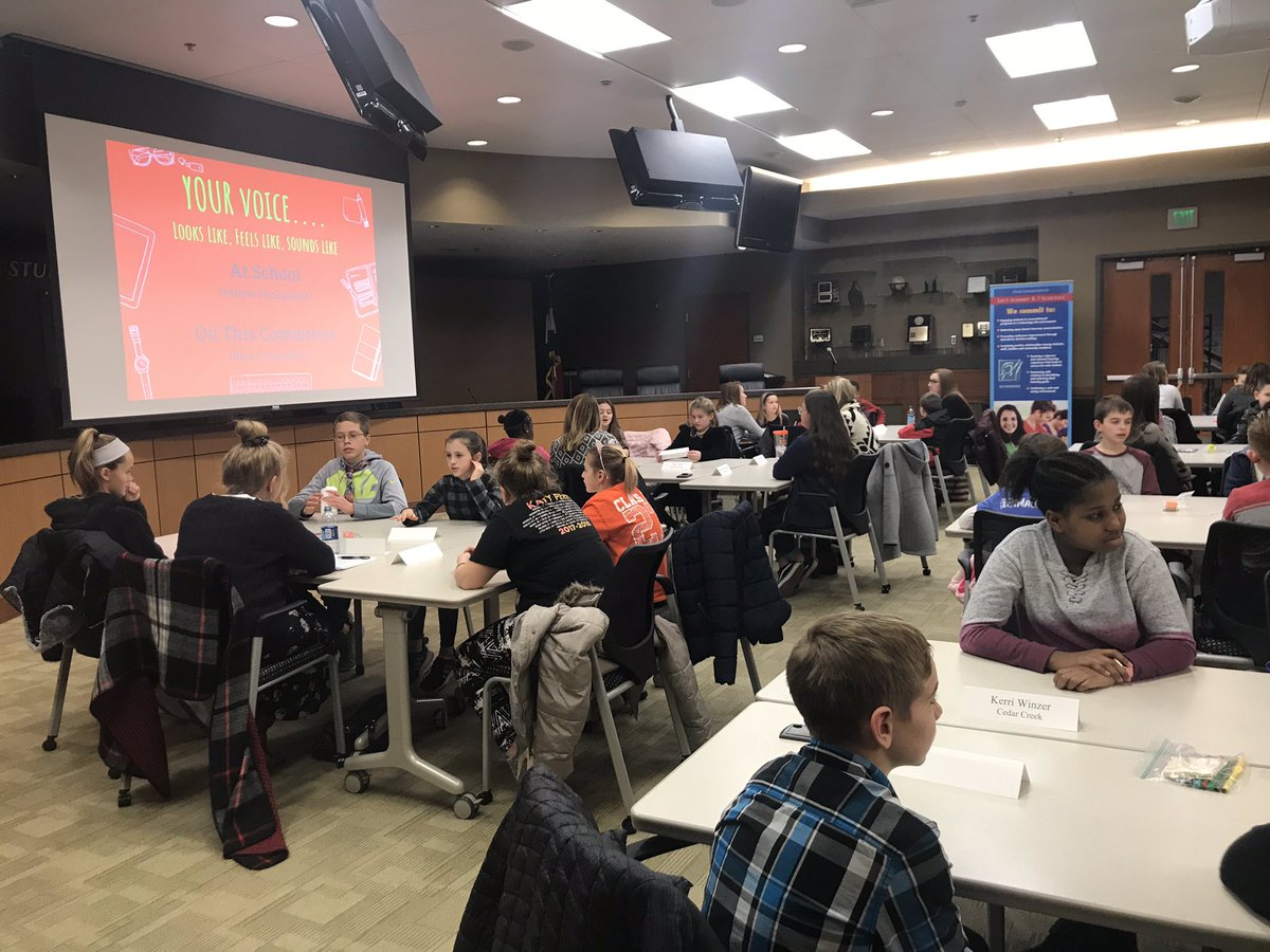 DrJKephart's tweet image. How often do district leaders get to really listen to the voices of our elementary students?  What would you ask them if you had the chance? @LSR7 Elementary is asking!  Welcome to our first Elementary Student Advisory Team- finding your voice through leadership! #r7proud
