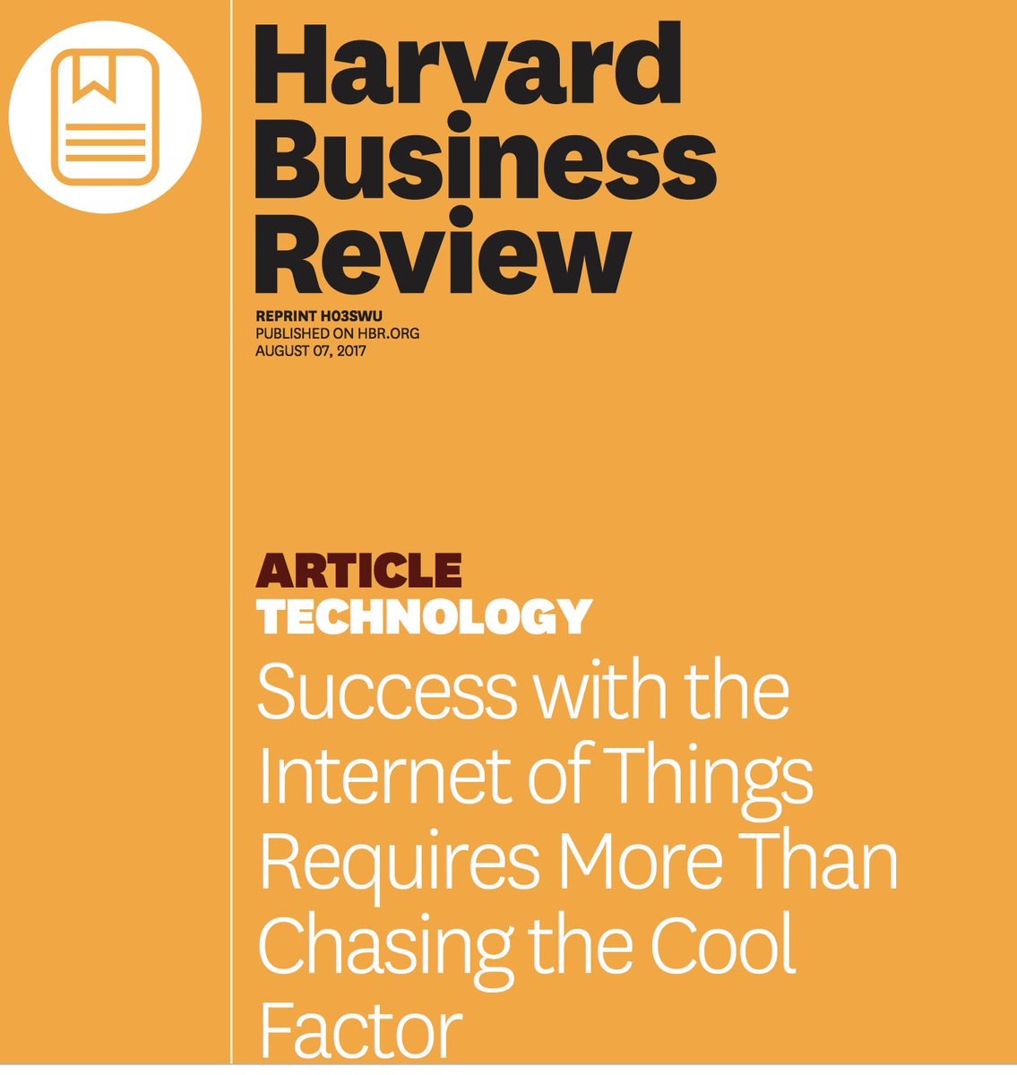 YuHelenYu's tweet image. #Gartner estimated that “80% of #IoT #implementations fail to monetize IoT data. Here are the lessons learned via @HarvardBiz @dinisguarda @SpirosMargaris @Paula_Piccard @MHcommunicate @HaroldSinnott @alvinfoo
@kuriharan @helene_wpli @ursbolt hbr.org/resources/pdfs… …