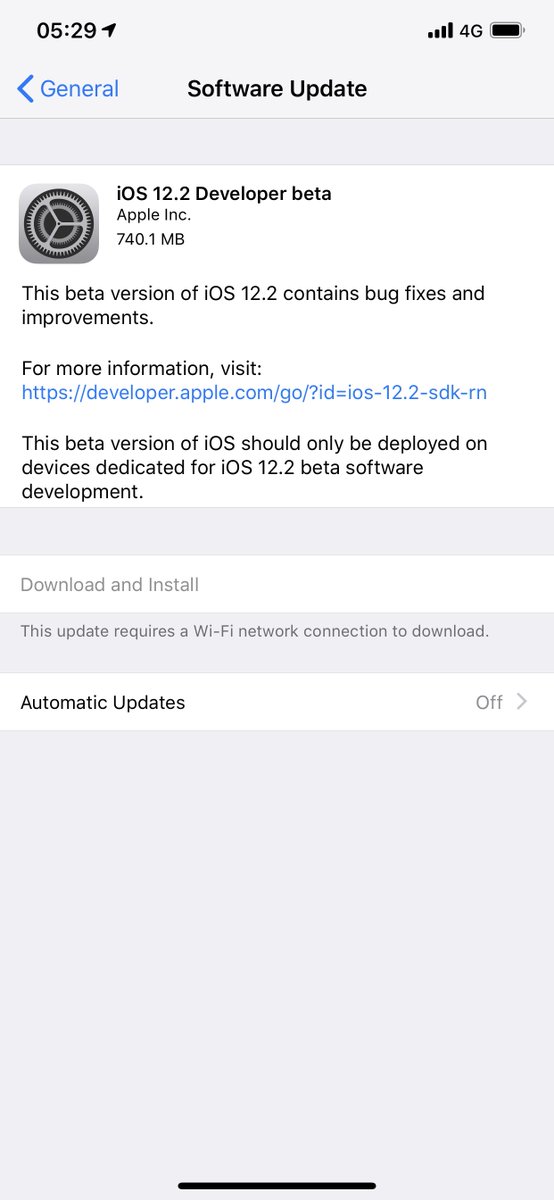 _pankajkapoor's tweet image. Time to update #iOS122