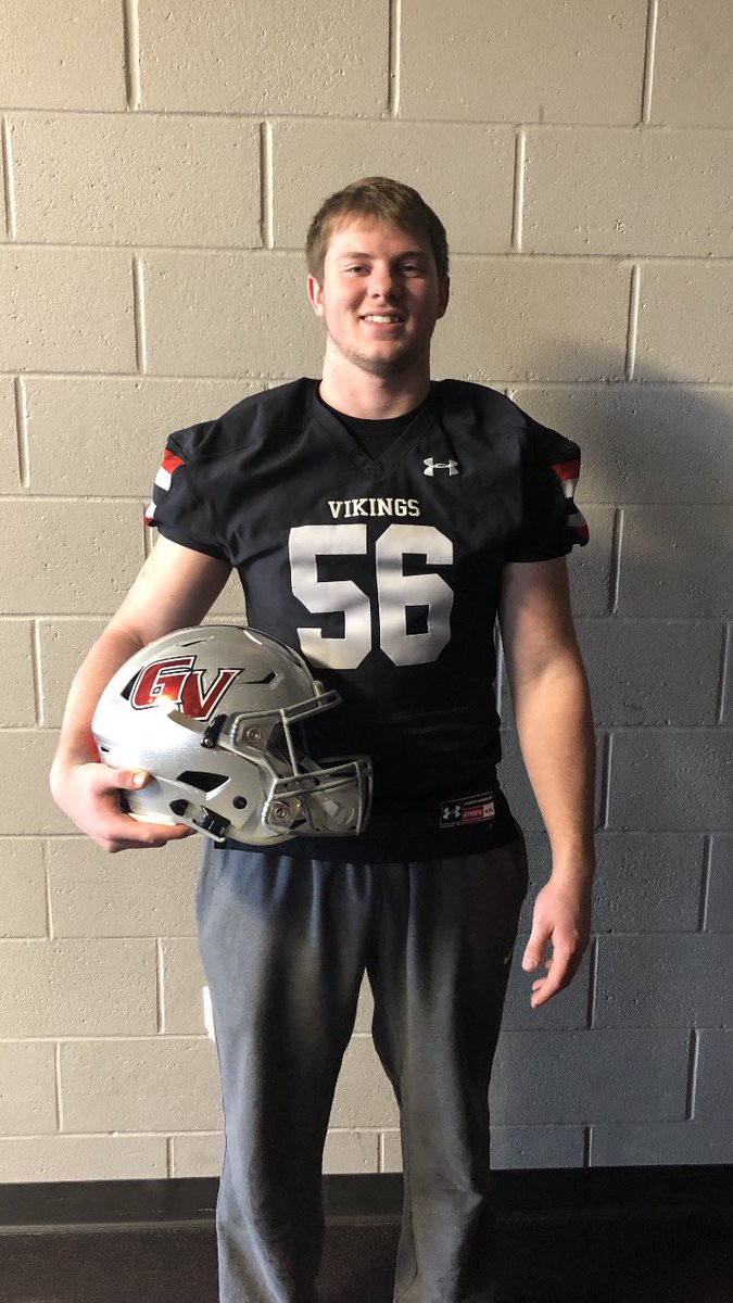 nathanbell42's tweet photo. I am blessed to announce I will be continuing my academic and athletic career at Grand View University! Thank you to my family, coaches, and friends that have helped and supported me along the way! #redrising @RolandStoryFB @GVVikingFB @everett044 https://t.co/LJ7DIgAPIb