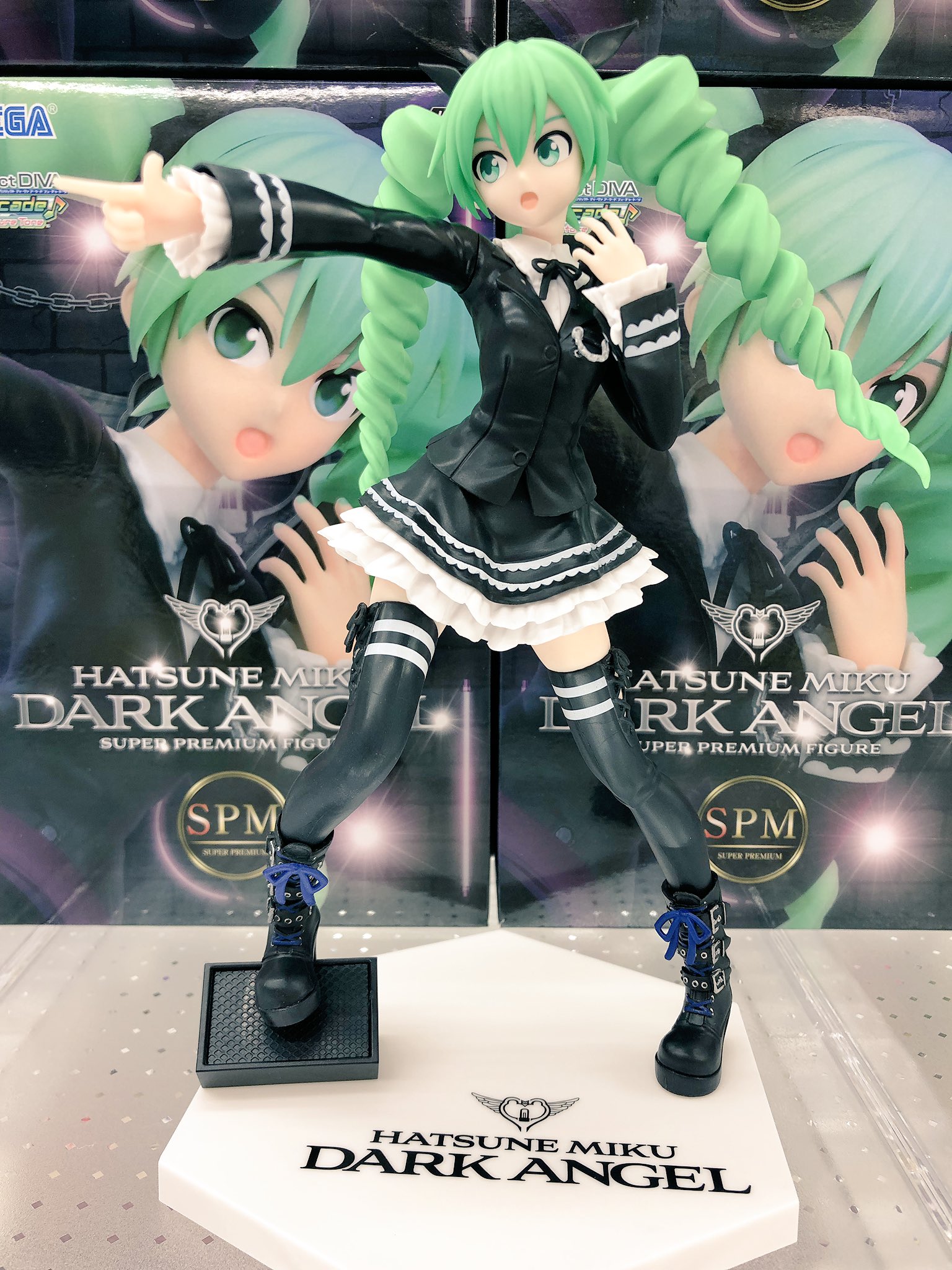 【新品未開封】初音ミク SPM ダークエンジェル フィギュア プライズ 3個 ラウンドワンスタジアム新潟店 on X: 