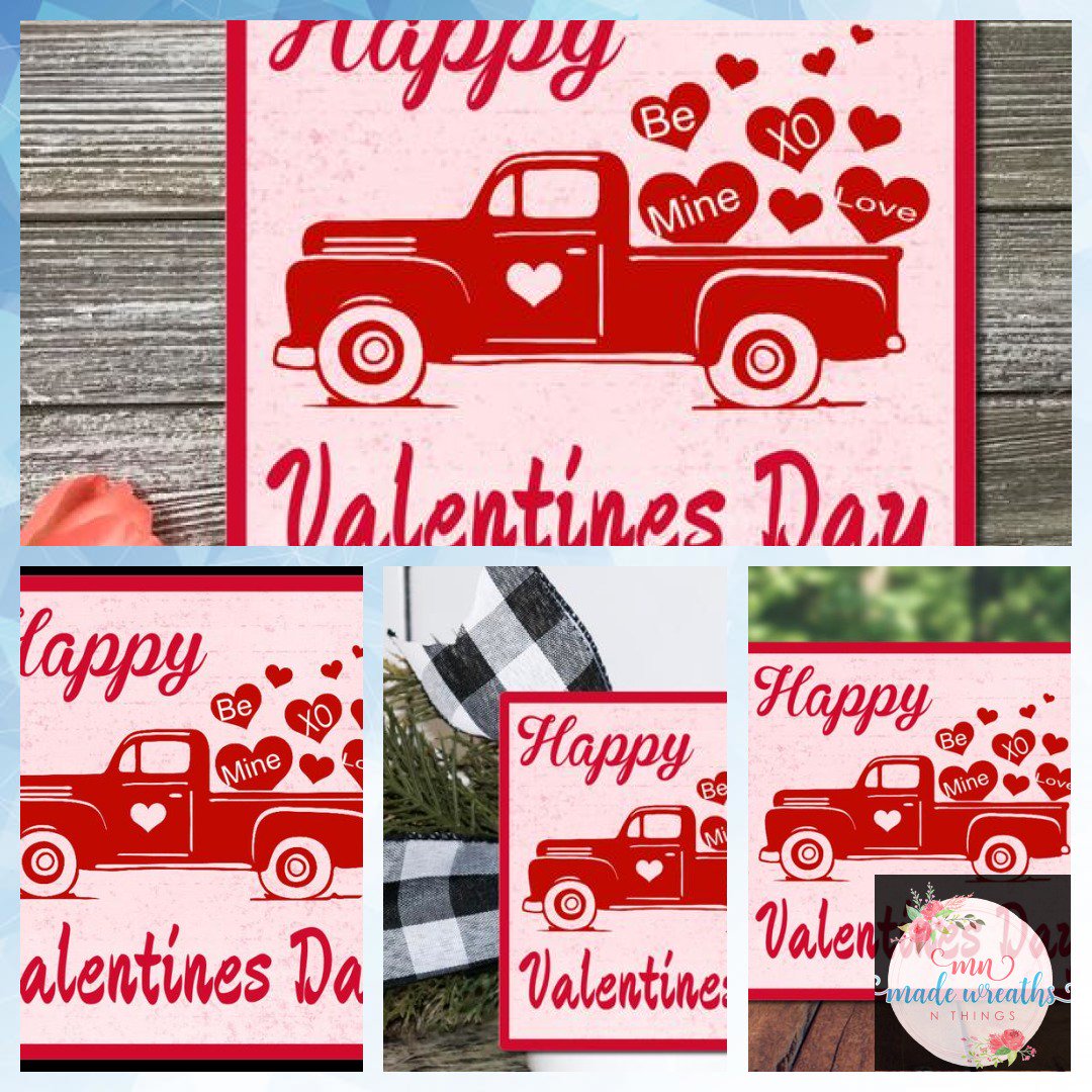 Valentines Day Sign for Home Decor, Wreath Supplies, Front Door Decor. #ValentineDecoration #WreathEnhancement 
$8.50
➤ goo.gl/4r8Zjr