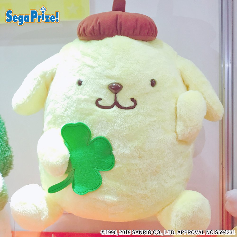 ポムポムプリン　ぬいぐるみ☆ ポムポムプリン すやすやBIGぬいぐるみ｜タイトーの11月の