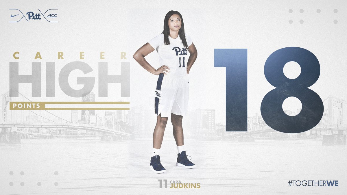 Pitt Basketball (@pitt_wbb) on Twitter photo Big time game for sophomore <a href="/carajudkins1/">Cara Judkins</a> as she nets a career-high while going 8-for-14 from the floor against Virginia tonight!
#TogetherWe • #H2P Big time game for sophomore <a href="/carajudkins1/">Cara Judkins</a> as she nets a career-high while going 8-for-14 from the floor against Virginia tonight!
#TogetherWe • #H2P