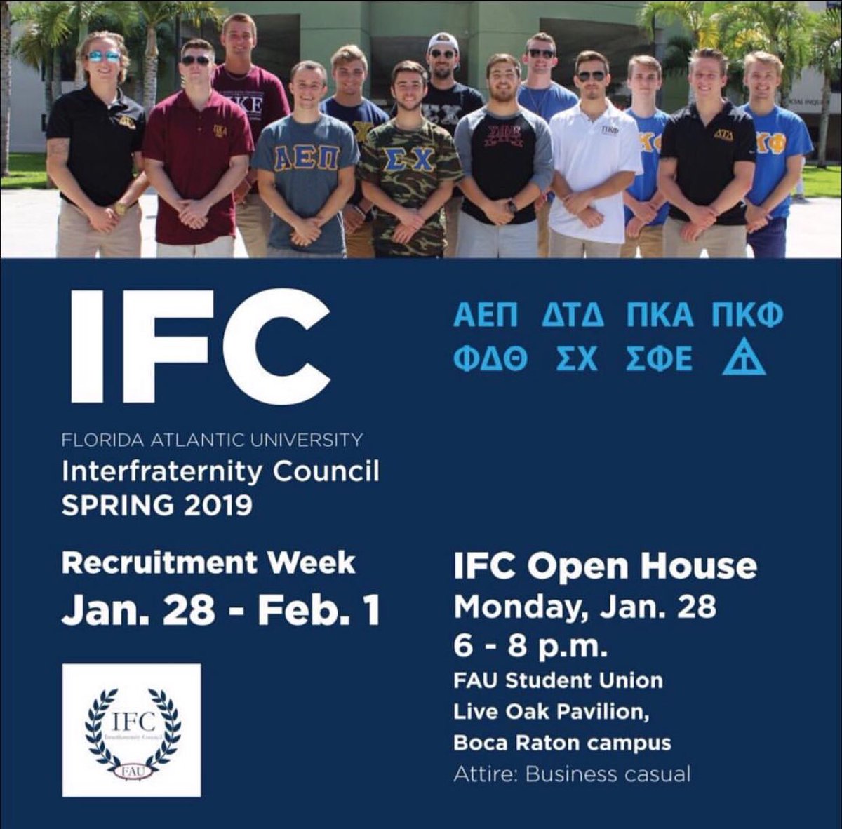 For today only, <a href="/FAUIFC/">IFC @ FAU</a> has dropped their registration fee! Register by midnight to take advantage of this deal! Link in IFC’s bio or fau.edu/fslife #FAU #FAUFSLife