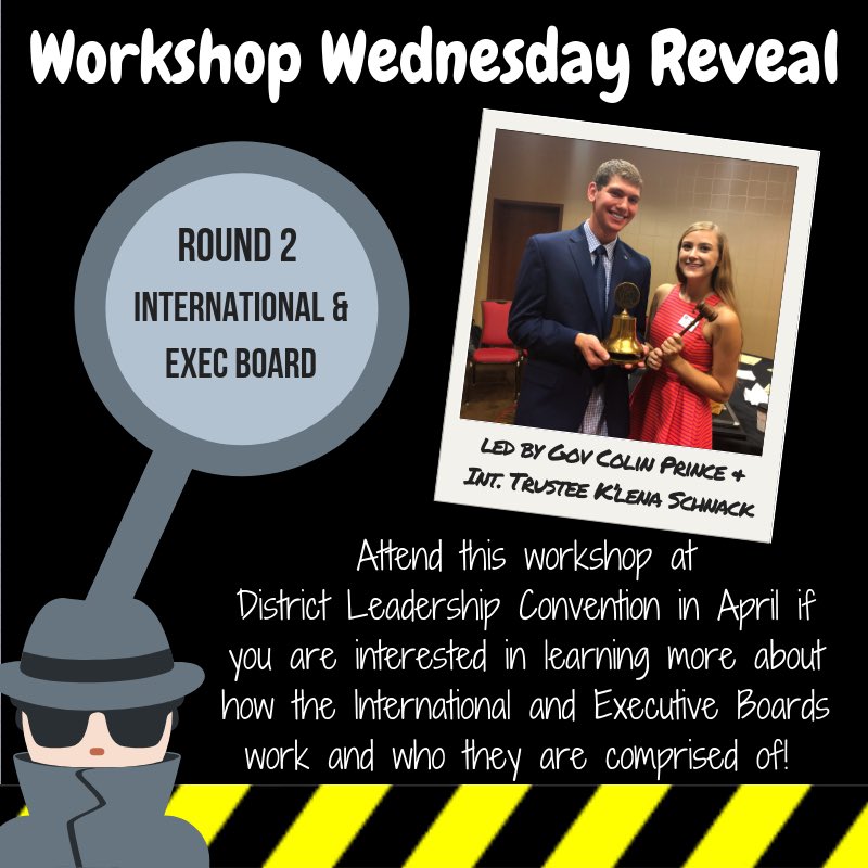 IN_KeyClub's tweet photo. Are you making a list of all the awesome workshop we have that you want to attend? Add this fun and informative one to your list! Link in the bio to register for District Leadership Convention! #INtoService #ThursdayWorkshopReveal🤪 https://t.co/Cix0QHXQy9