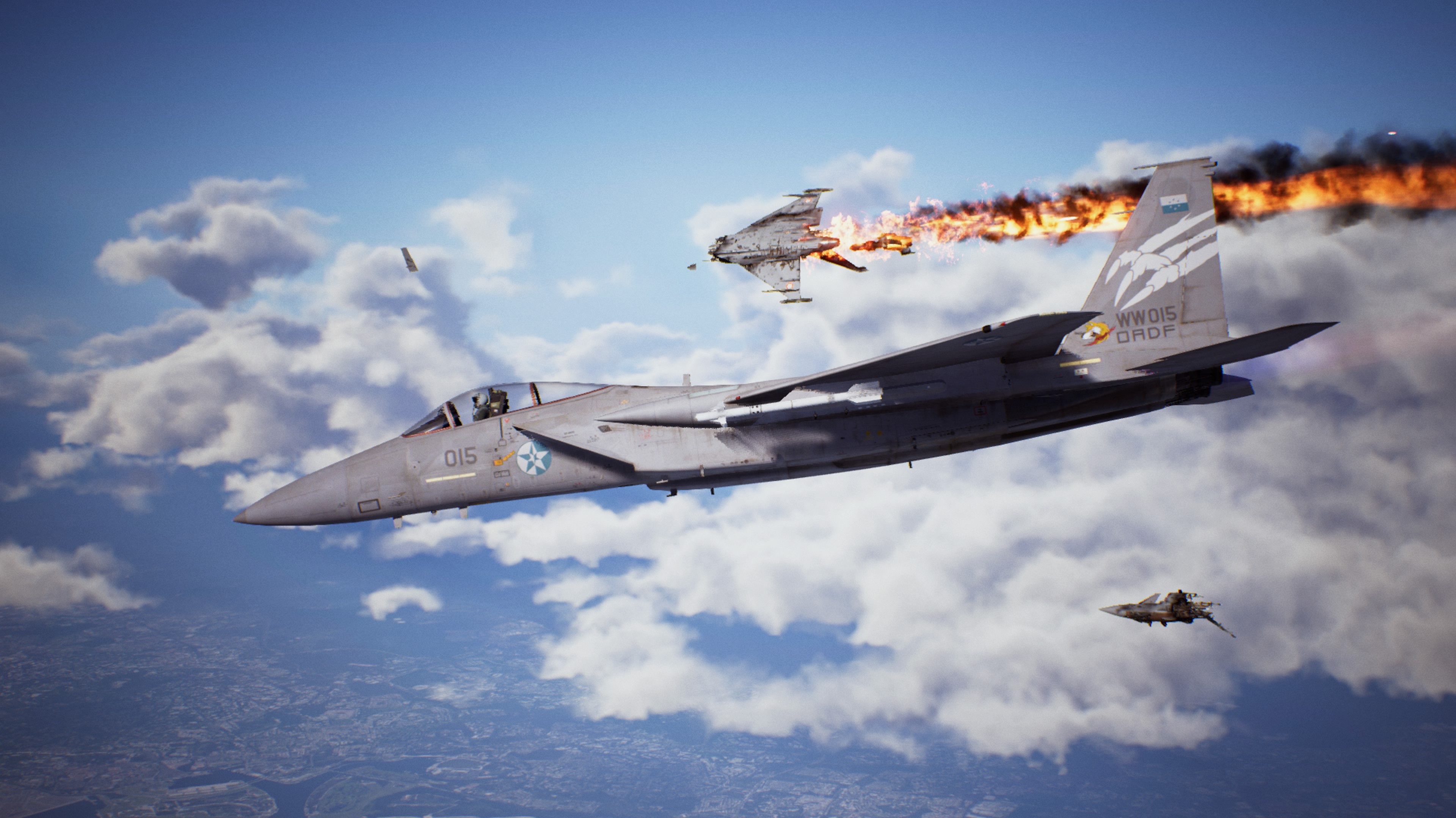 ぐり 関賢太郎 Ace7 エースコンバット7写真部 キャンペーンクリアした 最後の最後までf 15jは愛機 だった これ勝手な想像だけどトリガーはレシプロ戦闘機に乗せたら歴代主人公で最強だと思う 目もいいんだ良いな って台詞伏線だったんだね