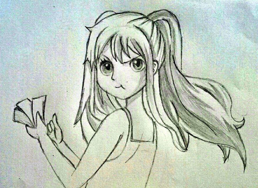 Gambar Keren Anime Pensil - Blacki Gambar