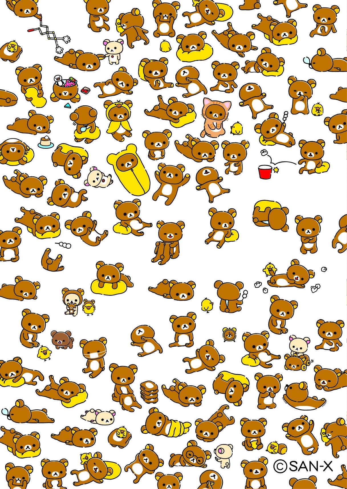 リラックマ2体　（大きめ）（まとめ売り） 9c62fce5aeacd2d68ca1f5cb57a777