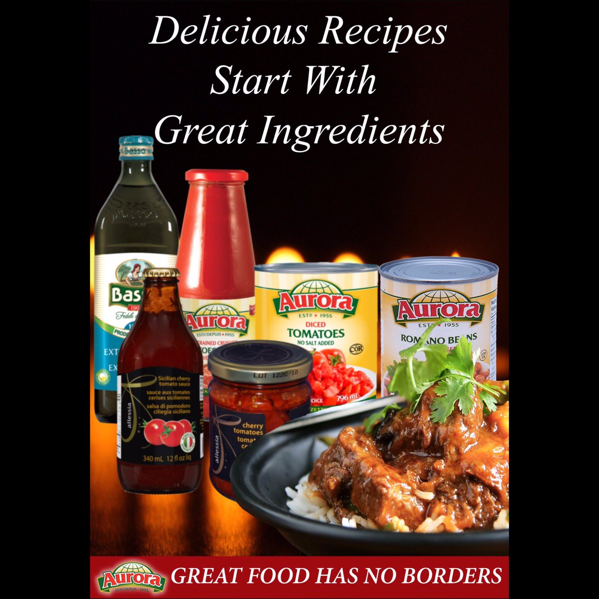 Regardless of the #dish you are making or the #recipe you are using every #great #meal starts with the very #best of ingredients and you can ALWAYS depend on <a href="/auroraimporting/">Aurora Importing</a> products to bring you the best.  #foodie #italian #food #foodblogger #taste #greatfood