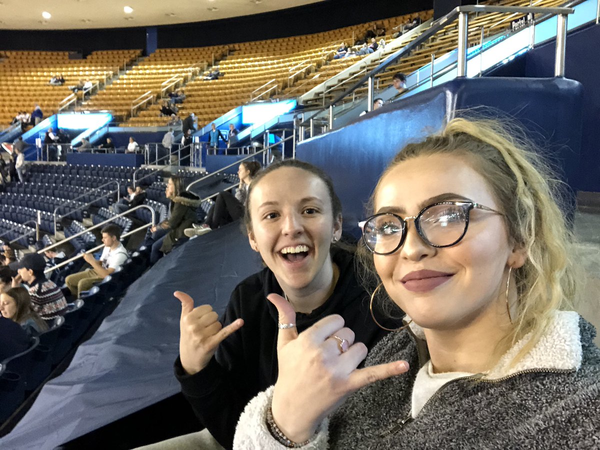 WE LOVE OUR COUGS SO MUCH!! #BYUHOOPS section 14 row 26 seats 16 and 17