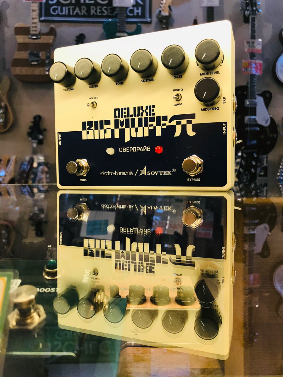 musicplant's tweet image. 【つくば店】新商品 electro-harmonix Sovtek Deluxe Big Muff Pi が入荷！
新しい Sovtek Deluxe Big Muff は、Civil War Big Muff へのリスペクトとともに、従来の大きく温かみのあるサウンドに Deluxe Big Muff の優れたコントロールを加えたモデルです。#MP新着 #ElectroHarmonix #Sovtek #BigMuff
