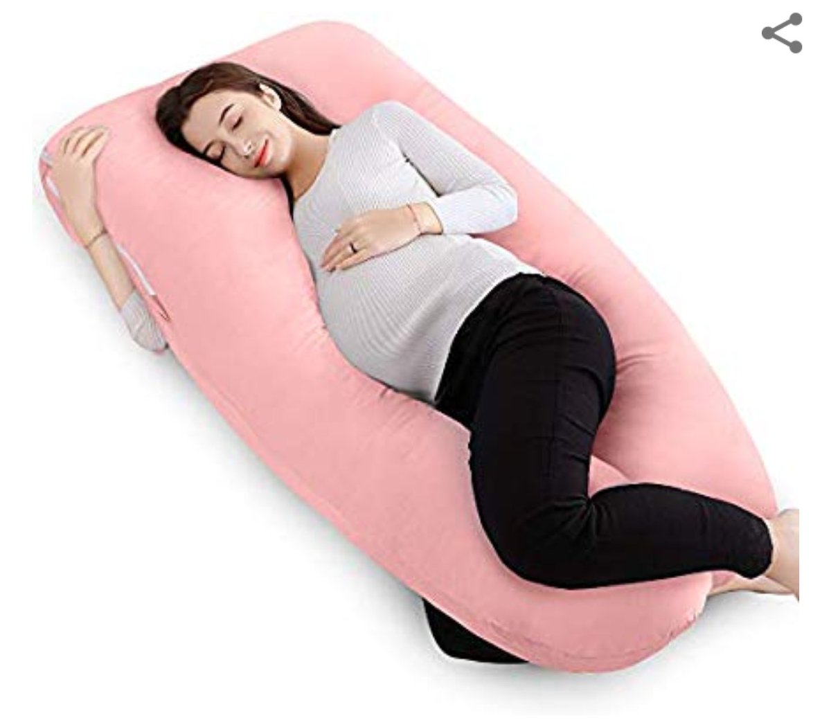 graylish's tweet photo. my stupid 2 am impulse purchase of getting a pregnancy pillow turned out to be smart actually. highly recommend. pair with a weighted blanket and you will nap so hard you could be declared legally dead https://t.co/ZXS5aRnfSi