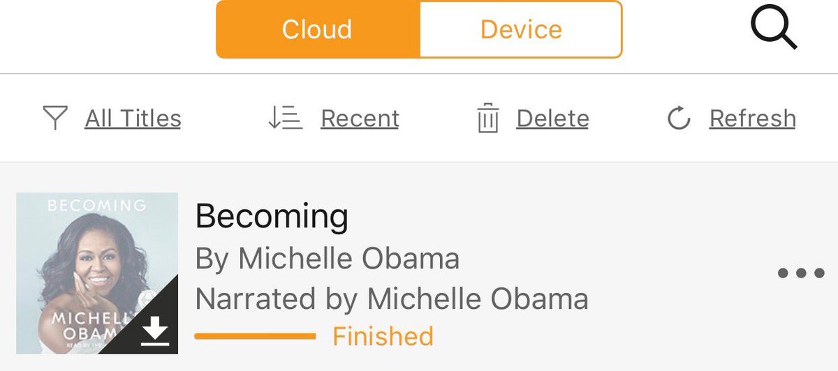 kmoini's tweet image. ⁦@MichelleObama⁩  ⁦@BarackObama⁩  ⁦@audible_com⁩  amazing book....🙌