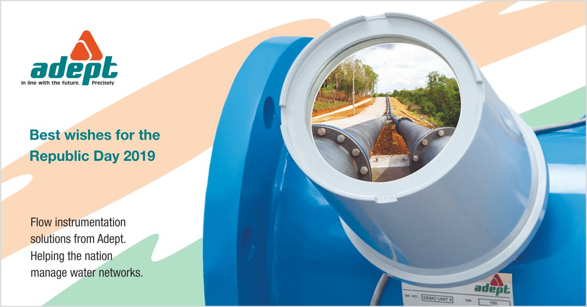 AdeptFluidyne's tweet image. Team @AdeptFluidyne wishes you all a very Happy Republic Day. 
#RepublicDay2019 #FlowInstrumentation #Gowiththeflow
