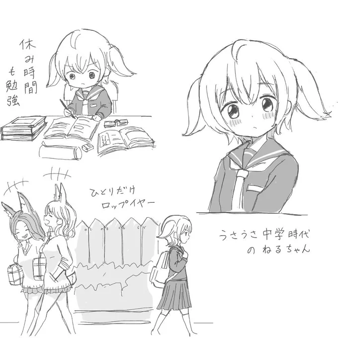 最近描いたねるちゃん  #はねるあーと 