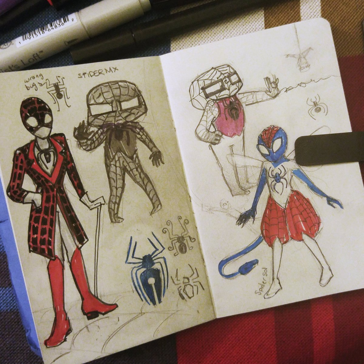 smallproblem's tweet image. #spidersona #wip